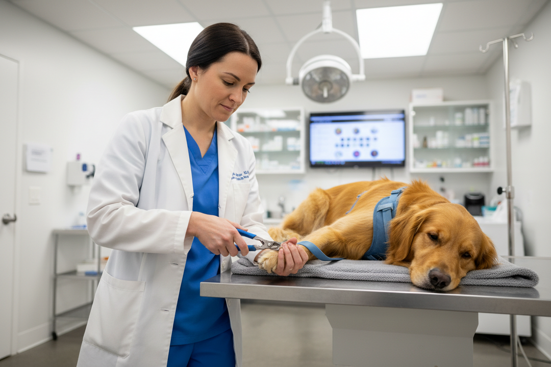 Krallen schneiden beim Hund - Diese Kosten können beim Tierarzt entstehen