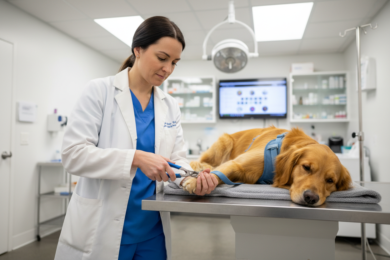 Krallen schneiden beim Hund - Diese Kosten können beim Tierarzt entstehen