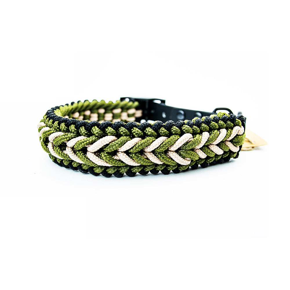 Halsband Tierluxe Wächter Handgemacht Paracord Biothane