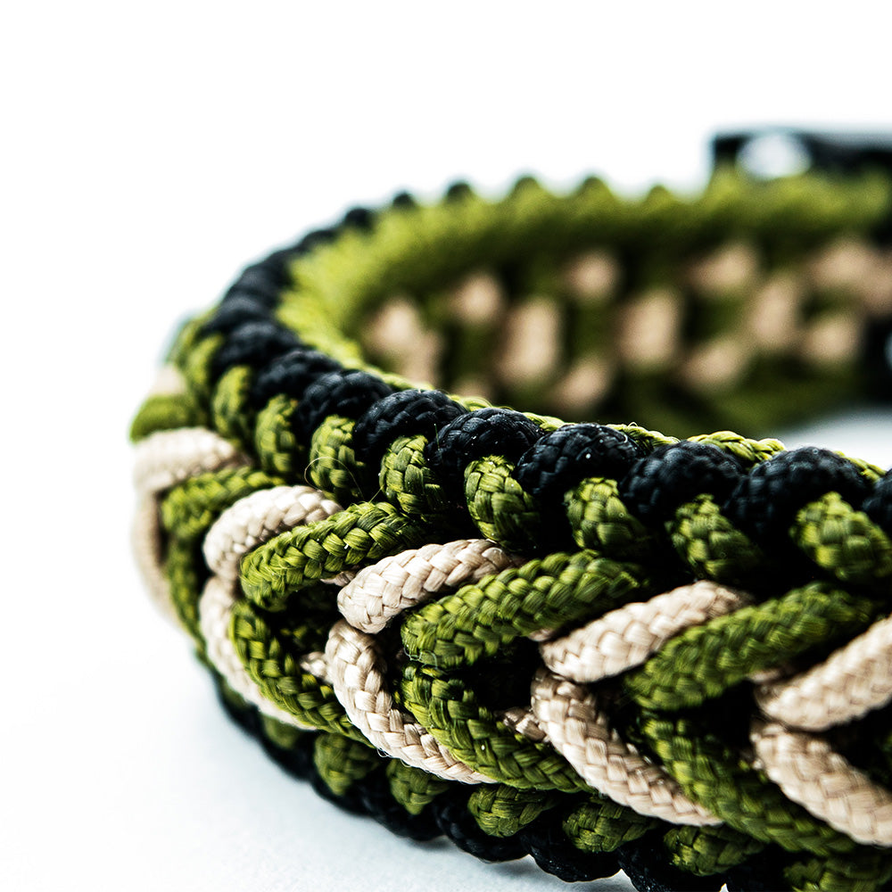 Halsband Tierluxe Wächter Handgemacht Paracord Biothane