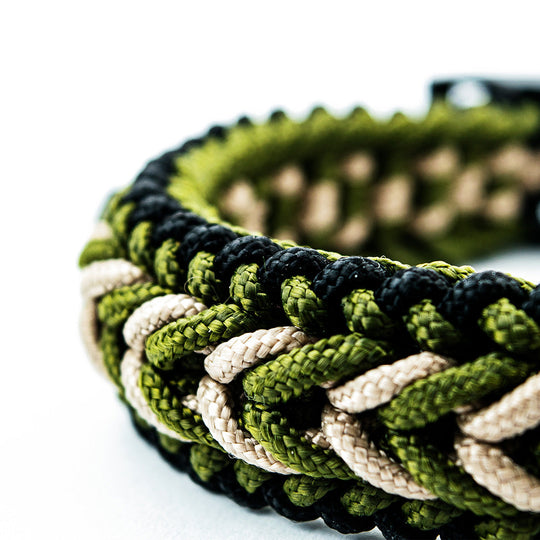 Halsband Tierluxe Wächter Handgemacht Paracord Biothane