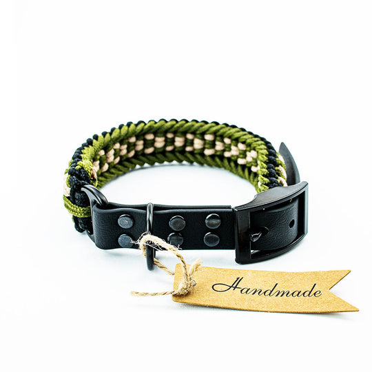 Halsband Tierluxe Wächter Handgemacht Paracord Biothane