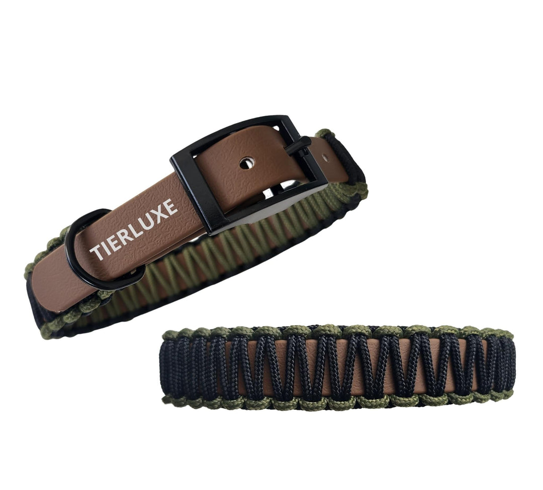 Hundehalsband Tierluxe Ewigkeit Paracord Handgemacht Biothane