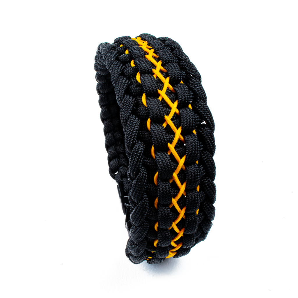 Hundehalsband Tierluxe Nachtschimmer Handgemacht Paracord Schnellverschluss