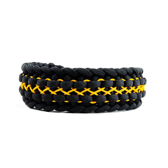Hundehalsband Tierluxe Nachtschimmer Handgemacht Paracord Schnellverschluss