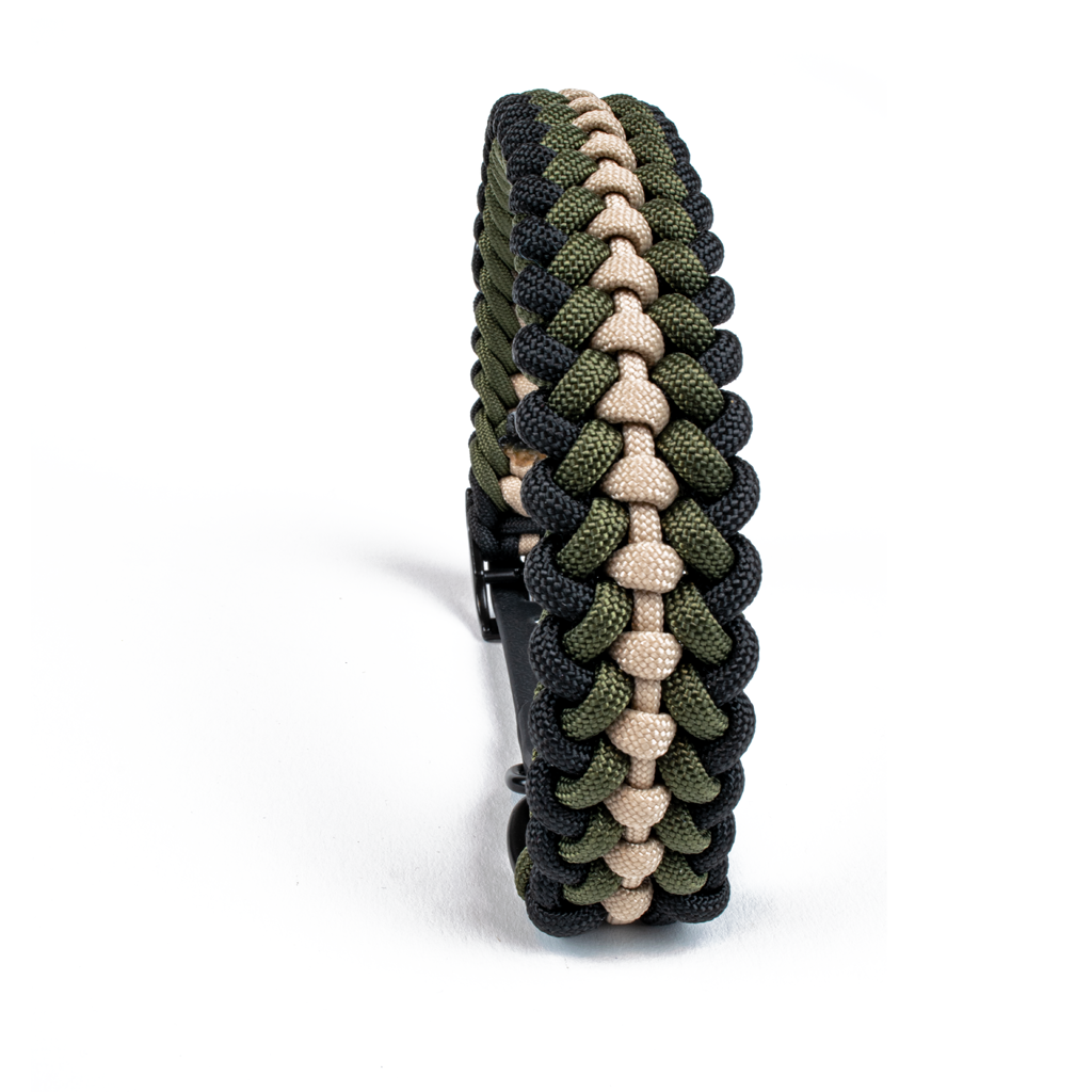 Hundehalsband Tierluxe Foxy Handgemacht Paracord Biothane