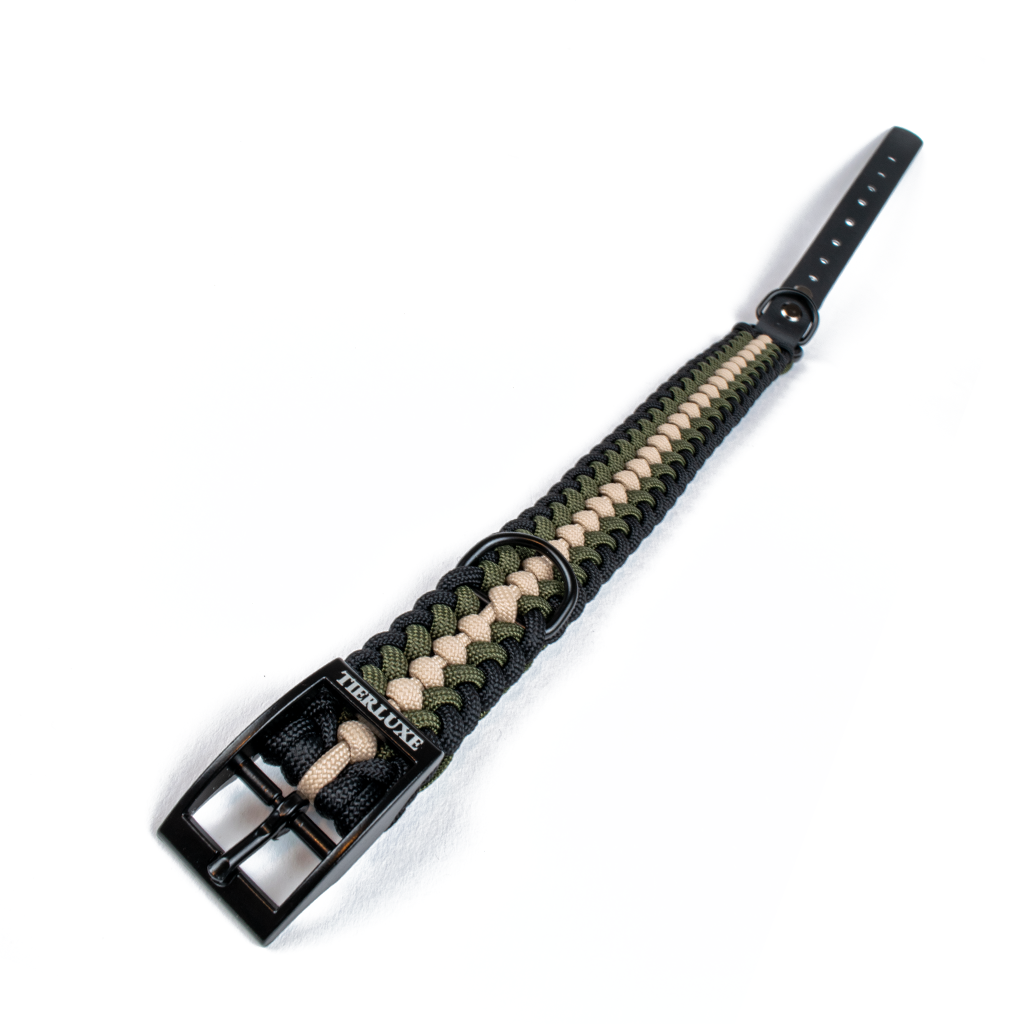 Hundehalsband Tierluxe Foxy Handgemacht Paracord Biothane