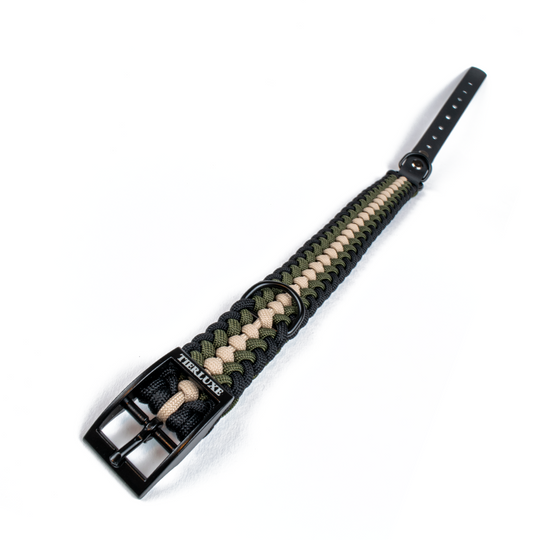 Hundehalsband Tierluxe Foxy Handgemacht Paracord Biothane