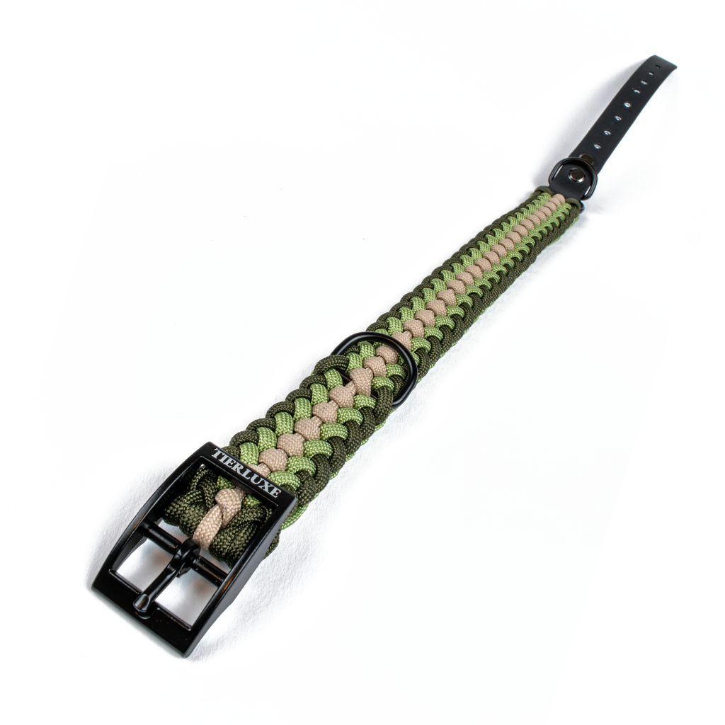 Hundehalsband Tierluxe Foxy Handgemacht Paracord Biothane