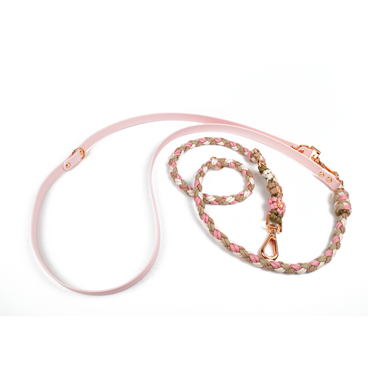 Hundeleine Tierluxe Blumen Biothane Paracord