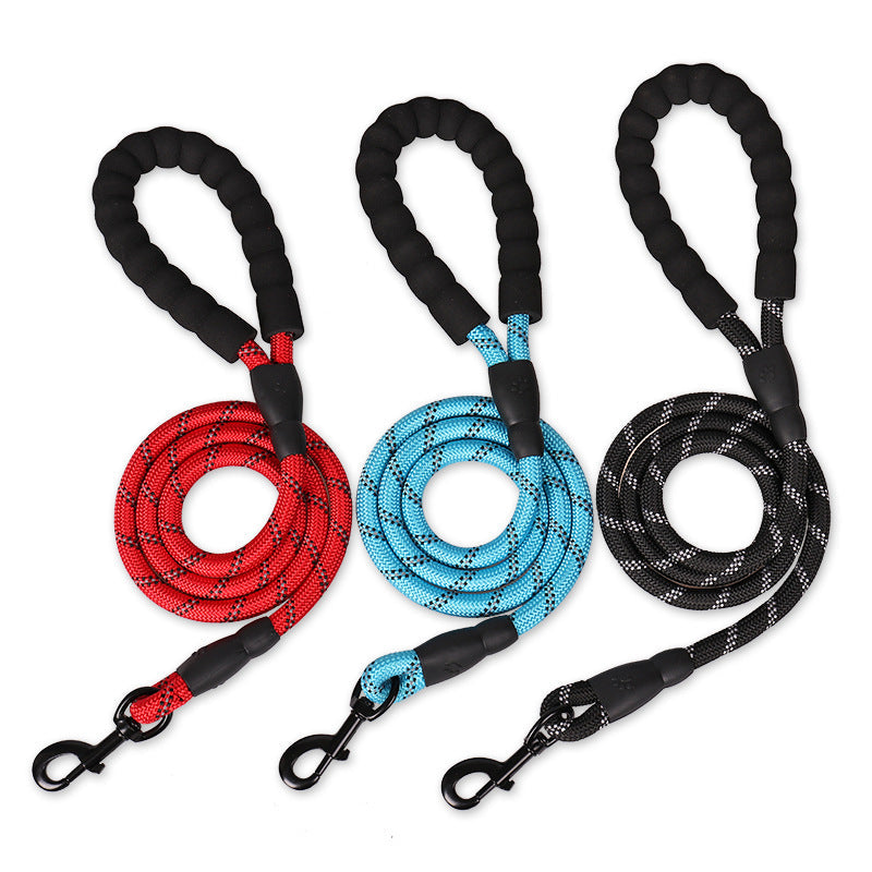 ShawnCo Basecamp Hundeleine Aus Seil – 1,5 M, Gepolsterter Neopren-Griff, Reflektierend, Für Alle Hundegrößen