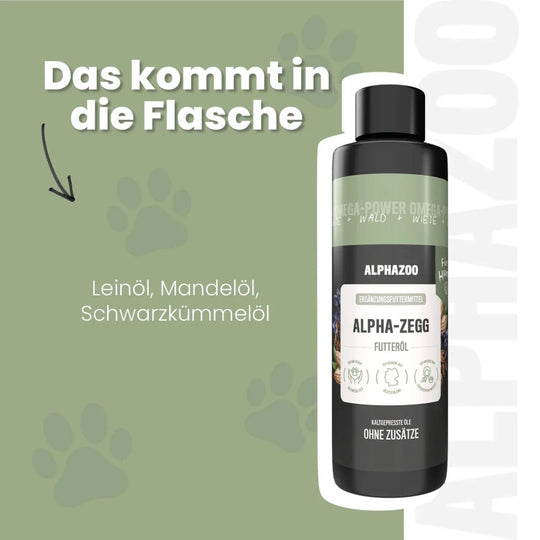 Alpha-Zegg Futteröl für Hunde