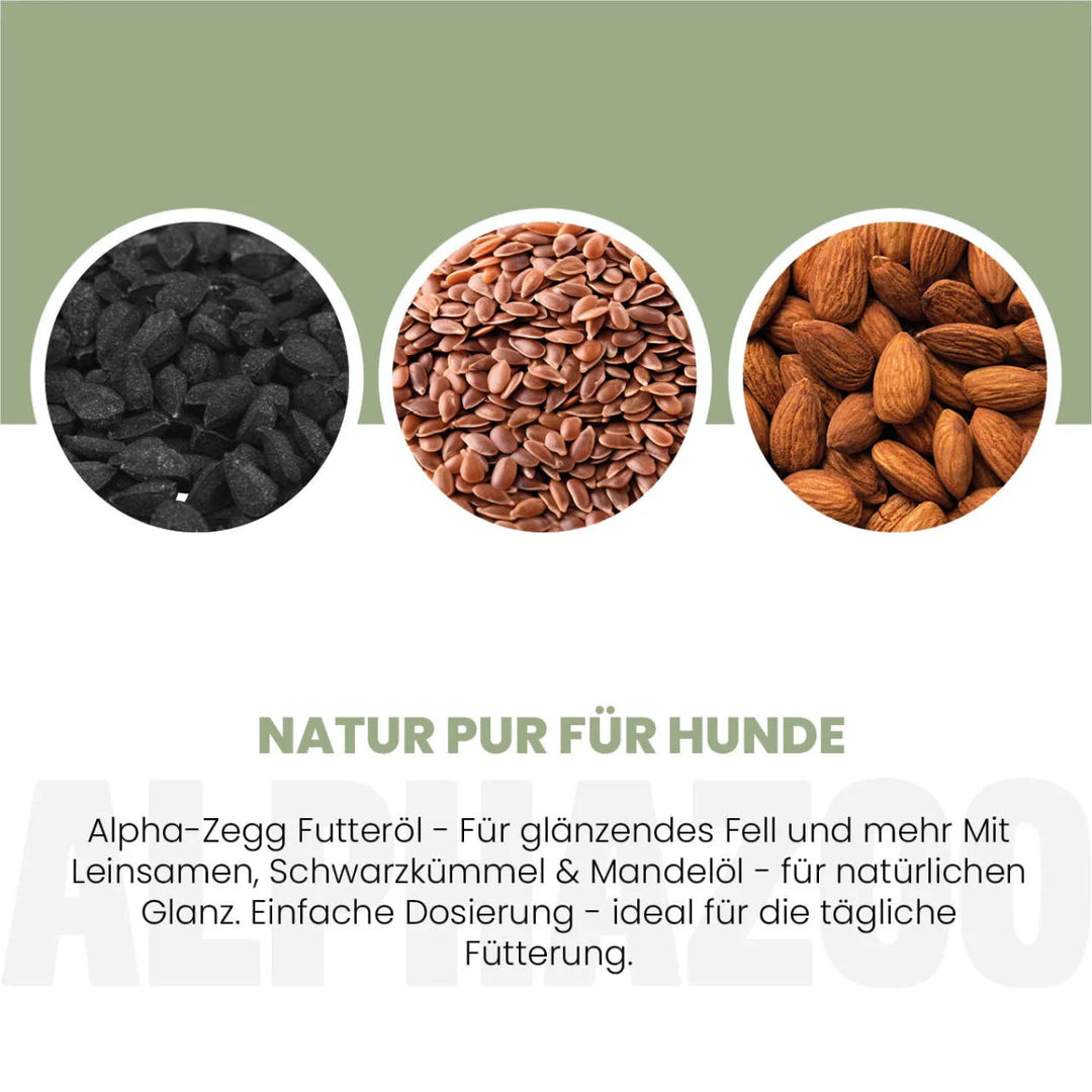 Alpha-Zegg Futteröl für Hunde