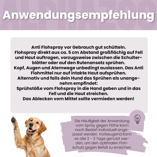 ByeByeVloh Flohspray für Hunde