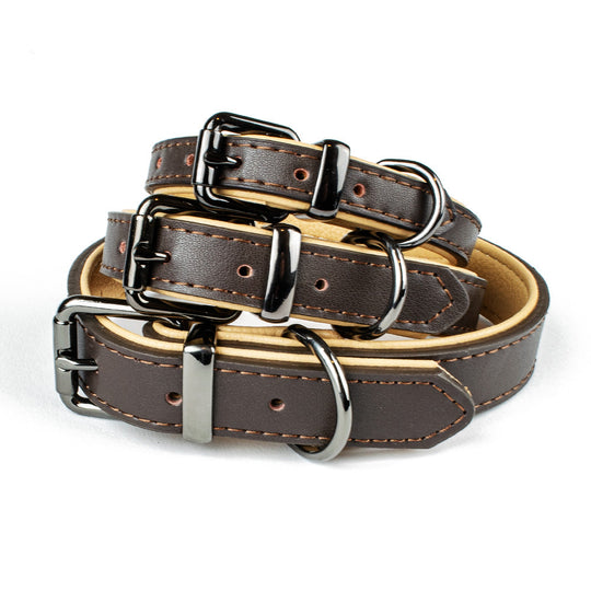 Hundehalsband Tierluxe Klassiker Braun