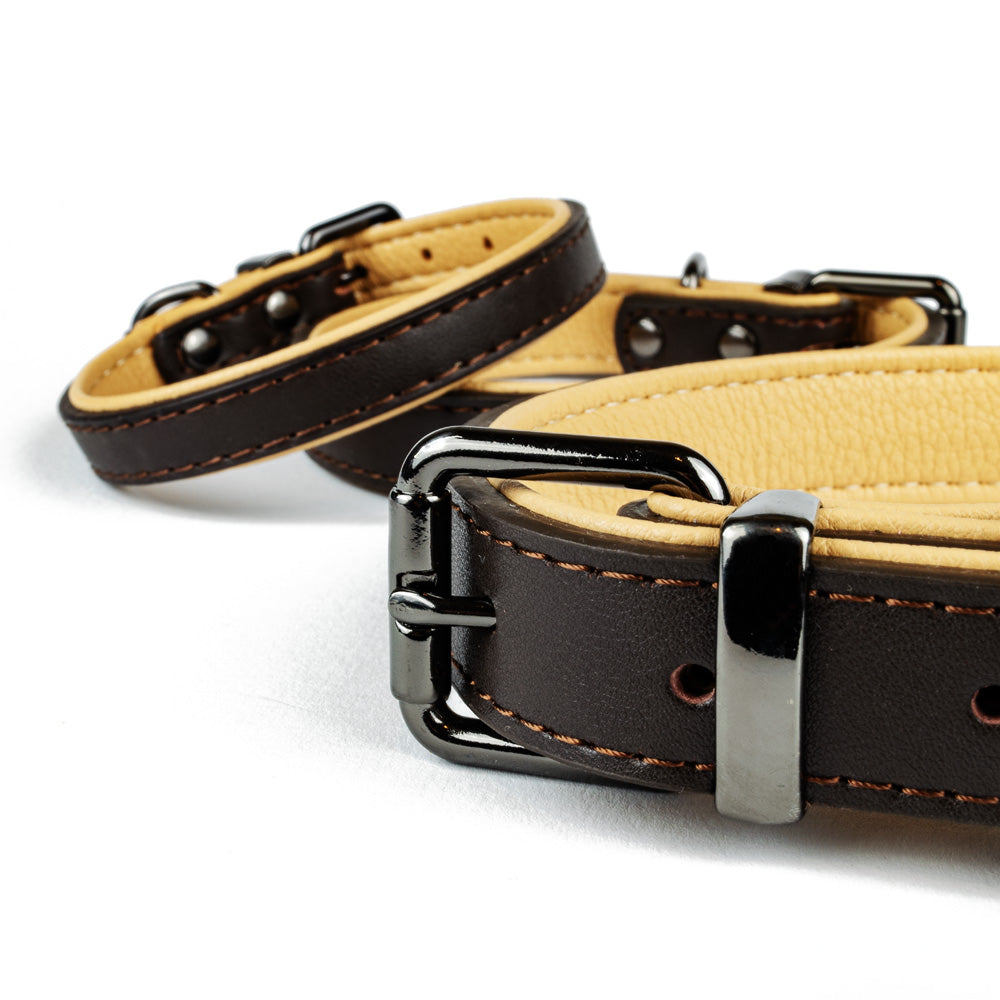 Hundehalsband Tierluxe Klassiker Braun