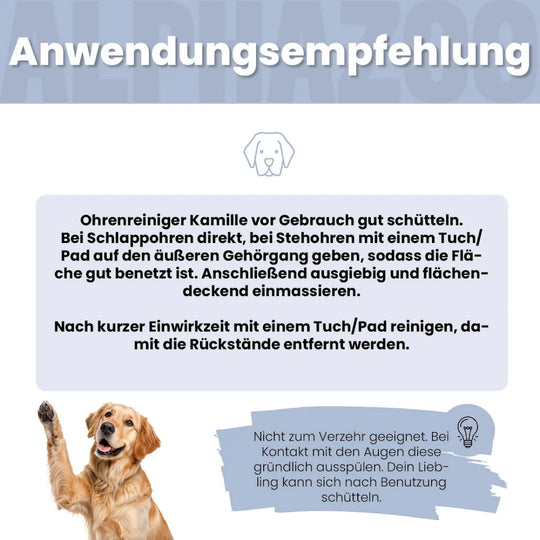 Lauscher-Auf Ohrenreiniger für Hunde