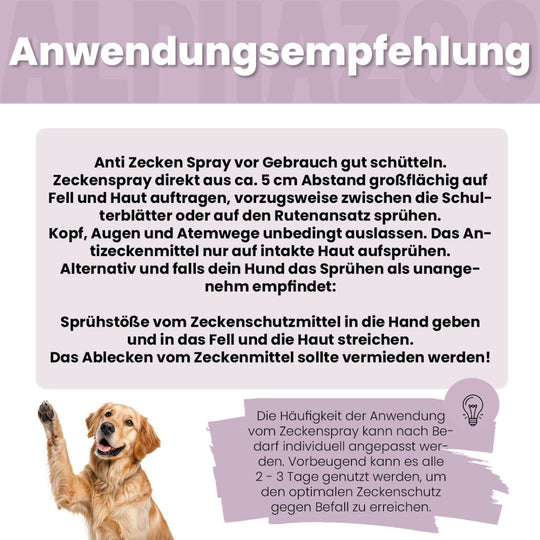 ZeckAttack Zeckenspray für Hunde